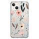 Чехол прозрачный Print Flower для iPhone 14 Floral Dream - ash-mobile.com.ua - фото 1
