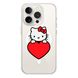 Чехол прозрачный Print Hello Kitty with MagSafe для iPhone 13 PRO Love
