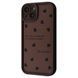 Чохол Pretty Case для iPhone 15 Hearts Brown