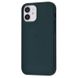 Чохол Leather Case with MagSafe для iPhone 12 MINI Forest Green