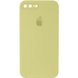 Чохол Silicone Case FULL+Camera Square для iPhone 7 Plus | 8 Plus Mellow Yellow