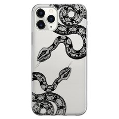 Чохол прозорий Print Snake для iPhone 14 PRO Python