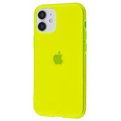 Чохол Crystal color Silicone Case для iPhone 12 MINI Yellow купити