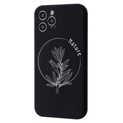 Чехол WAVE Minimal Art Case with MagSafe для iPhone 12 PRO Black/Flower купить