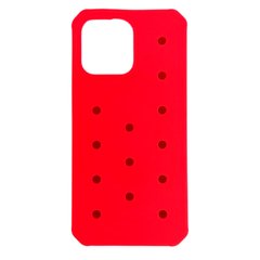 Чохол Crocsі Case + 3шт Jibbitz для iPhone 13 Red
