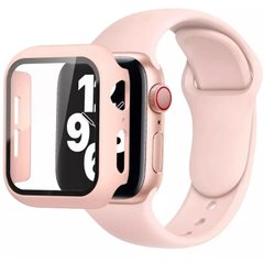 Ремешок Silicone BAND+CASE для Apple Watch 38 mm Pink Sand