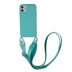Чехол STRAP COLOR Case для iPhone 11 PRO MAX Sea Blue купить