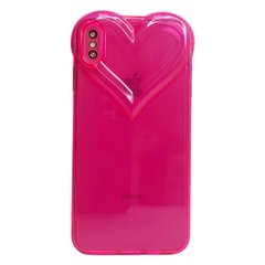 Чехол Transparent Love Case для iPhone X | XS Pink купить