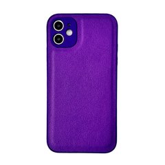 Чохол PU Eco Leather Case для iPhone 12 Purple купити