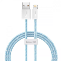 Кабель Baseus Dynamic Series Fast Charging USB to Lightning 2.4A (1m) Blue купити