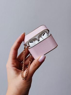 Чохол PC Leather Case для AirPods 4 Pink - ash-mobile.com.ua - фото 2