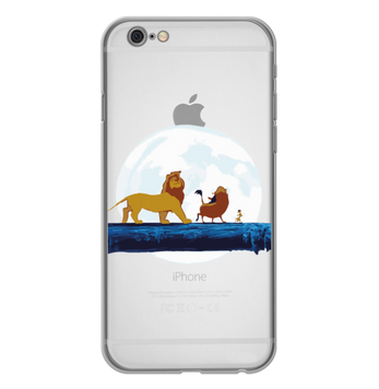 Чохол прозорий Print Lion King для iPhone 6 Plus | 6s Plus Friends - ash-mobile.com.ua - фото 1