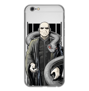 Чохол прозорий Print POTTERMANIA для iPhone 6 Plus | 6s Plus Voldemort - ash-mobile.com.ua - фото 1