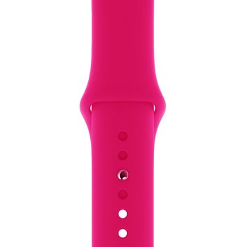 Ремінець Silicone Sport Band для Apple Watch 38mm | 40mm | 41mm Electric Pink розмір L - ash-mobile.com.ua - фото 1