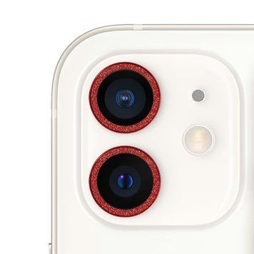 Захисне скло на камеру Diamonds Lens для iPhone 11 | 12 | 12 MINI Red - ash-mobile.com.ua - фото 1