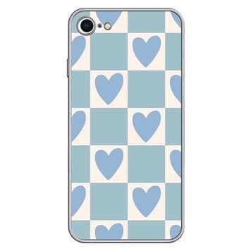 Чехол прозрачный Print Love Kiss для iPhone 16e | 17e Love Blue - ash-mobile.com.ua - фото 1