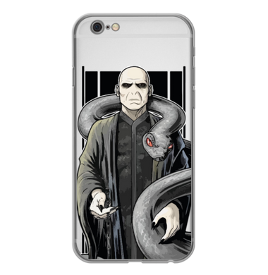 Чехол прозрачный Print POTTERMANIA для iPhone 6 Plus | 6s Plus Voldemort купить