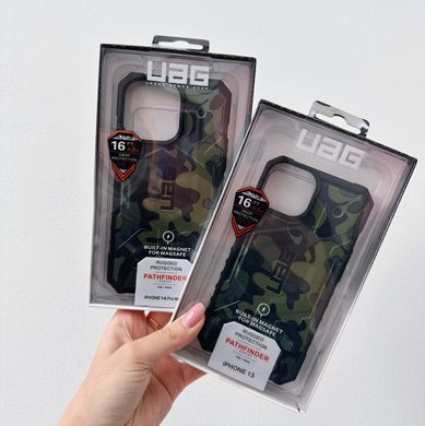 Чохол UAG Pathfinder Сamouflage with MagSafe для iPhone 12 | 12 PRO Blue - ash-mobile.com.ua - фото 9