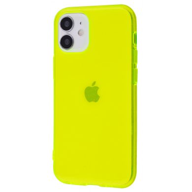 Чехол Crystal color Silicone Case для iPhone 12 MINI Yellow купить