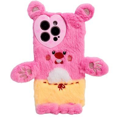 Чехол Cute Rabbit Plush Case для iPhone XR Pink - ash-mobile.com.ua - фото 1