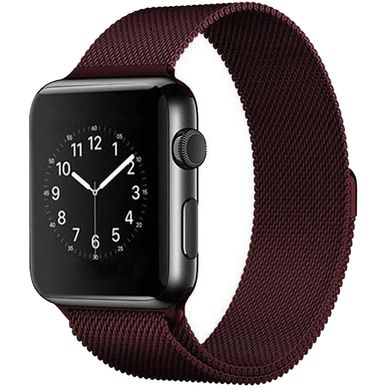 Ремінець Milanese Loop для Apple Watch 42mm | 44mm | 45mm | 46mm | 49mm Wine Red - ash-mobile.com.ua - фото 1