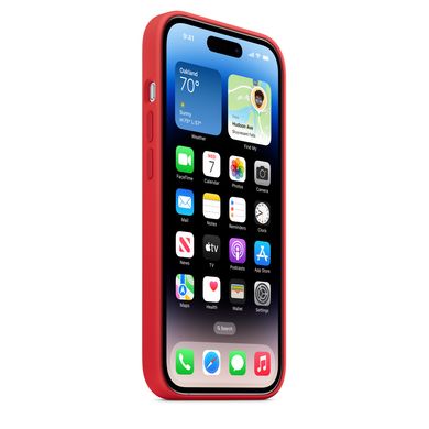 Чехол Silicone Case Full OEM+MagSafe для iPhone 14 PRO MAX (PRODUCT) Red - ash-mobile.com.ua - фото 6