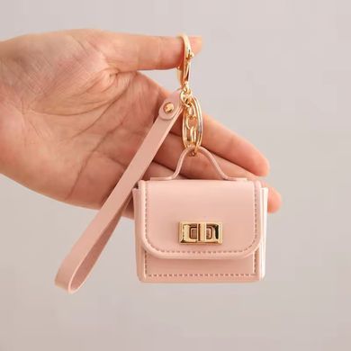 Чохол Miniature Leather Handbag Keychain для AirPods 4 White - ash-mobile.com.ua - фото 8
