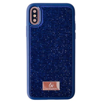 Чохол Bling World Grainy Diamonds для iPhone X | XS Стрази Midnight Blue - ash-mobile.com.ua - фото 1