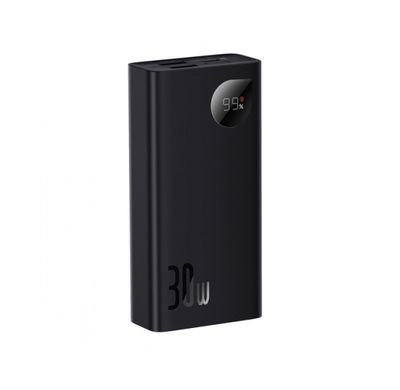 Портативна Батарея Baseus Adaman2 Digital Display Fast Charge 30W 20000mAh Black - ash-mobile.com.ua - фото 1