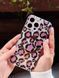 Чехол Transparent Print with MagSafe для iPhone 16 PRO Hearts Black