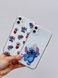 Чохол прозорий Print NEW YEAR для iPhone 6 Plus | 6s Plus Blue Monster Snowflakes