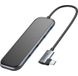 Перехідник для MacBook USB-C хаб Baseus Multifunctional 5 в 1 Black