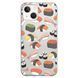 Чехол прозрачный Print FOOD для iPhone 13 Sushi
