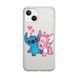 Чехол прозрачный Print Monster для iPhone 14 Blue and Angel kiss - ash-mobile.com.ua - фото 1