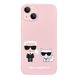 Чехол Karl Lagerfeld Silicone Case для iPhone 13 Pink Cat