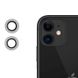 Защитное стекло на камеру Diamonds Lens для iPhone 11 | 12 | 12 MINI Silver