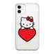 Чохол прозорий Print для iPhone 11 Hello Kitty Love