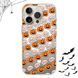 Чохол прозорий Print Halloween with MagSafe для iPhone 16e | 17e Pumpkin Orange