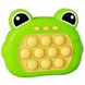 Портативна гра Pop-it Speed Push Game Cute Frog Green