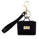 Чохол Miniature Leather Handbag Keychain для AirPods 4 Black - ash-mobile.com.ua - фото 1