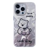 Чехол Crumpled Puppy для iPhone 15 PRO MAX Silver - 1