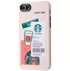 Чехол Brand Design Case для iPhone 7 | 8 | SE 2 | SE 3 Starbucks White купить