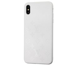 Чехол Glass ЛВ для iPhone X | XS White купить