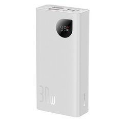 Портативная Батарея Baseus Adaman2 Digital Display Fast Charge 30W 20000mAh White купить