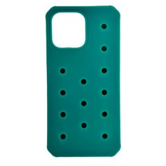 Чохол Crocsі Case + 3шт Jibbitz для iPhone 13 Green