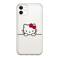 Чохол прозорий Print для iPhone 11 Hello Kitty Looks купити