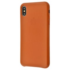 Чехол Leather Case GOOD для iPhone X | XS Saddle Brown купить