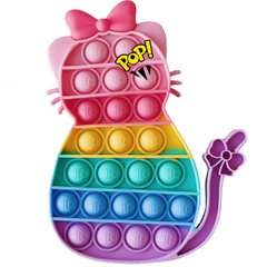 Pop-It іграшка Cat (Кішка) Light Pink/Glycine купити