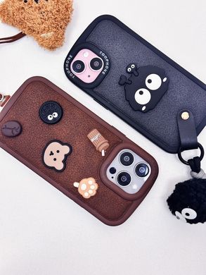 Чохол Cute Toy Case для iPhone 12 | 12 PRO Brown - ash-mobile.com.ua - фото 6