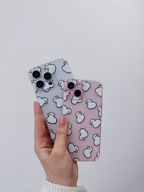 Чохол прозорий Print Duck для iPhone 14 White